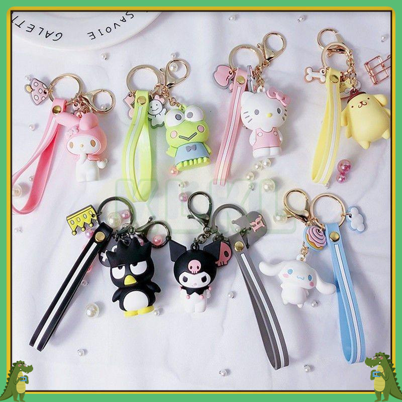 กันตุน ✨ KLKL ✨ CINNAMOROLL KUROMI MELODY SANRIO พวงกุญแจจี้หมูพวงกุญแจกางเกงพวงกุญแจ Treasure พวงกุ
