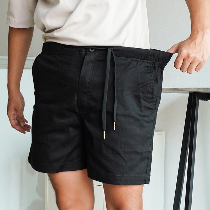 กางเกงขาสั้น 16 นิ้ว เอวยางยืด ผ้าชิโน่ยืด เอว 28-42 by Normal Boy