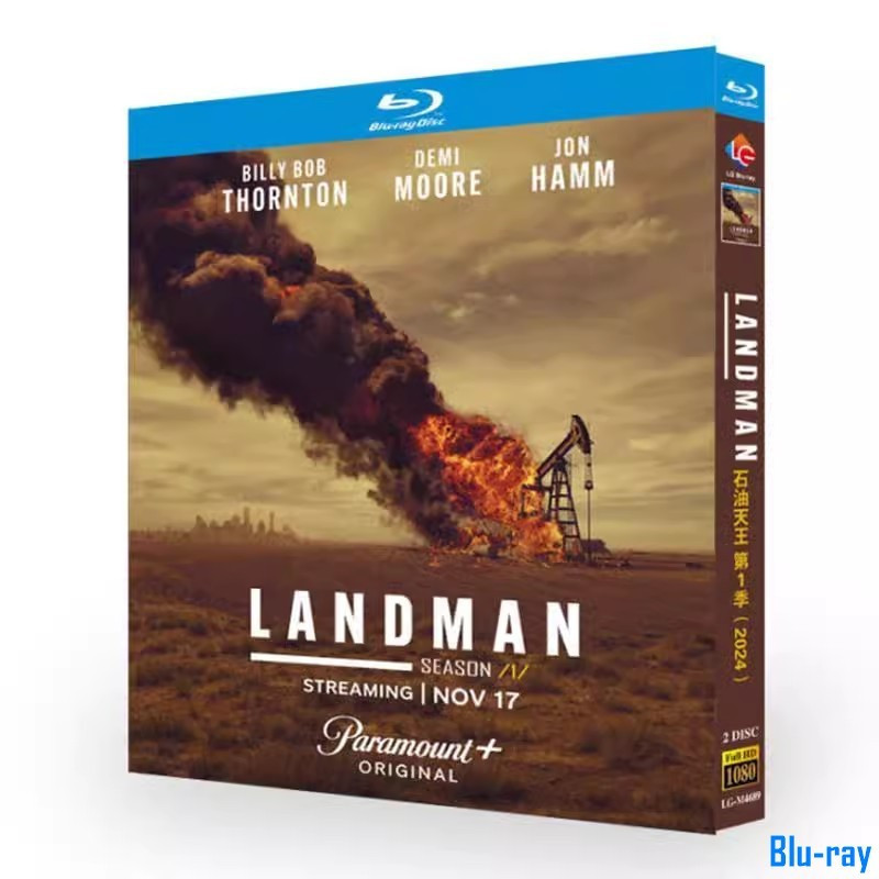 [แบรนด์ใหม่ SEALED] American Drama Land Man‎ / Landman Season 1 (2024) 2-Disc Blu-ray Boxed