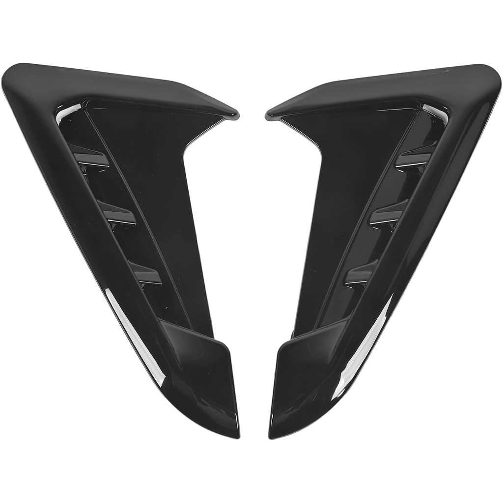 Air Vent Trim Cover, 1 คู่รถด้านข้าง Vent Trim ซ้ายขวารถ Mudguard ด้านข้าง Air Vent ฝาครอบสติกเกอร์ 