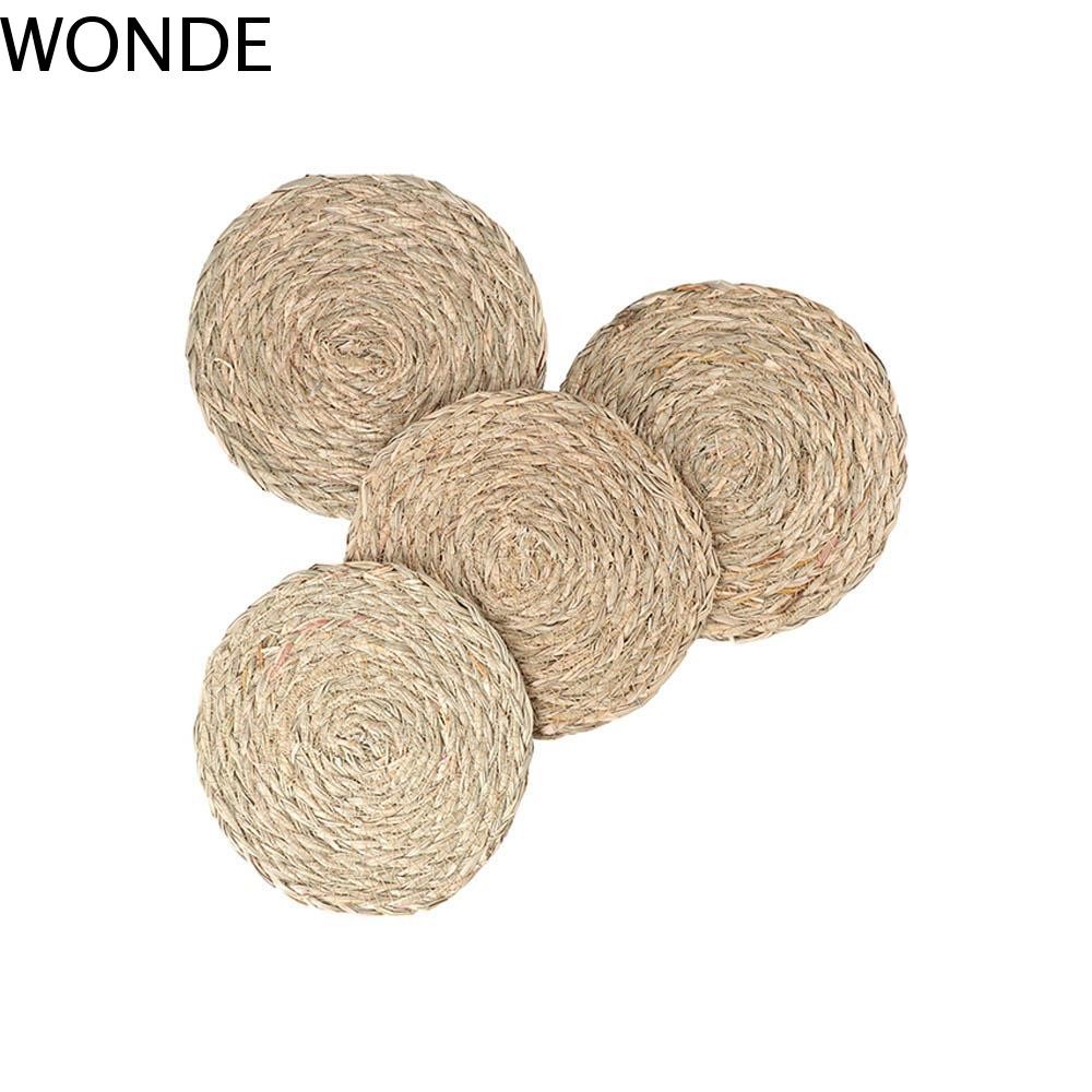 WONDE Coaster สาน Home N1N ห้องครัวลื่นรอบตาราง Pads