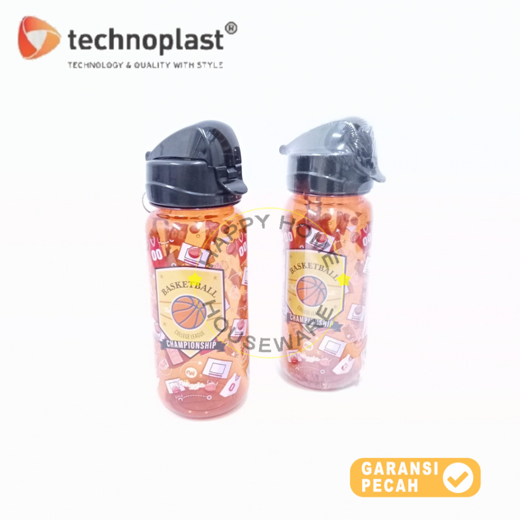 TECHNOPLAST Sporty Basket Bottle Sport 670ml ขวดน้ําดื่มสําหรับเด็ก PG608.WGSP