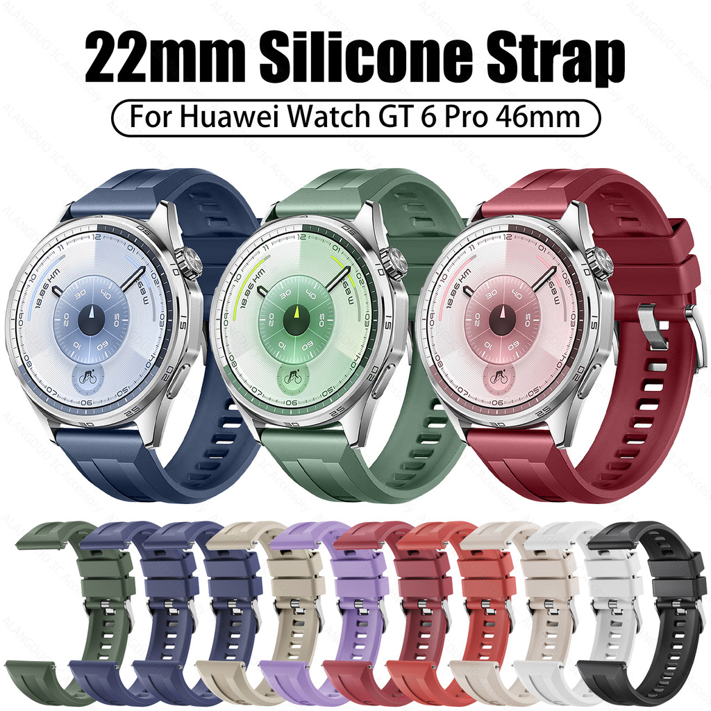 Huawei Watch GT 6 สายคล้องคอสําหรับนาฬิกา Huawei สมาร์ทวอท์ช GT6 Pro 46 มม. Fluoroelastomer Quick Link สายคล้อง