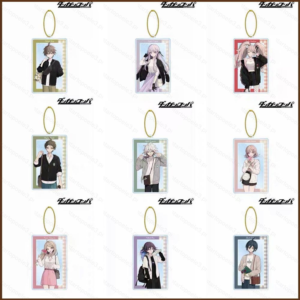 ST3 Danganronpa อะคริลิค kechain กระเป๋าจี้ป้ายอะนิเมะรุ่นของเล่นขาตั้งแผ่น TS3