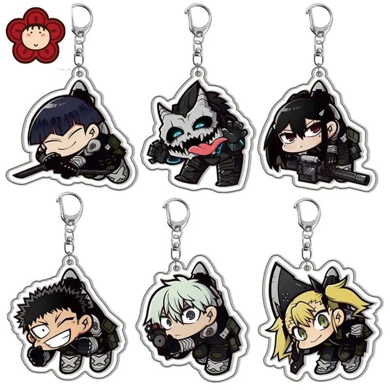 อะนิเมะ Kaiju No. 8 พวงกุญแจคอสเพลย์ Reno Ichikawa Kikoru Shinomiya Ashiro Mina จี้พวงกุญแจรถกระเป๋า