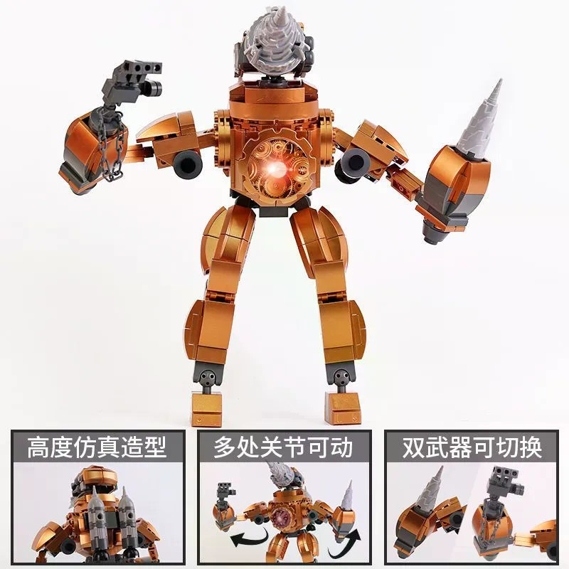 Titan Clock King Titan TV Man Toilet Man Speaker Man Assembled Childrens Toy Boy