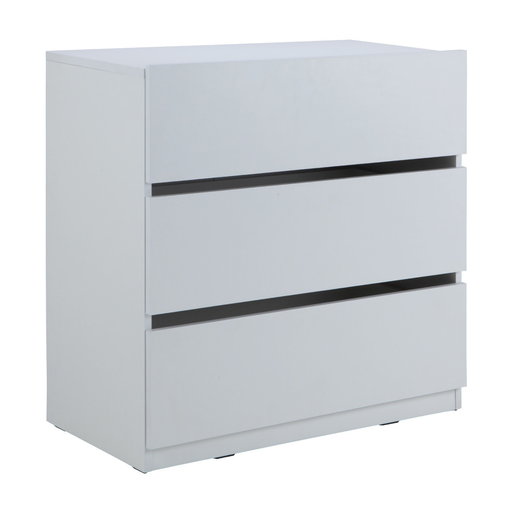 WINNER FURNITURE WELDON 3 DRAWERS CHEST - WHITE