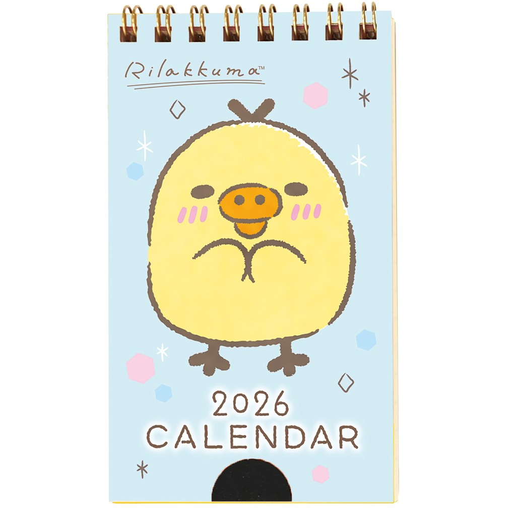 Tōdan 2026 Pocket Calendar (Kiiroi Tori) 12.3 x 7cm TD-30081-C ㅤDirect From Japan
