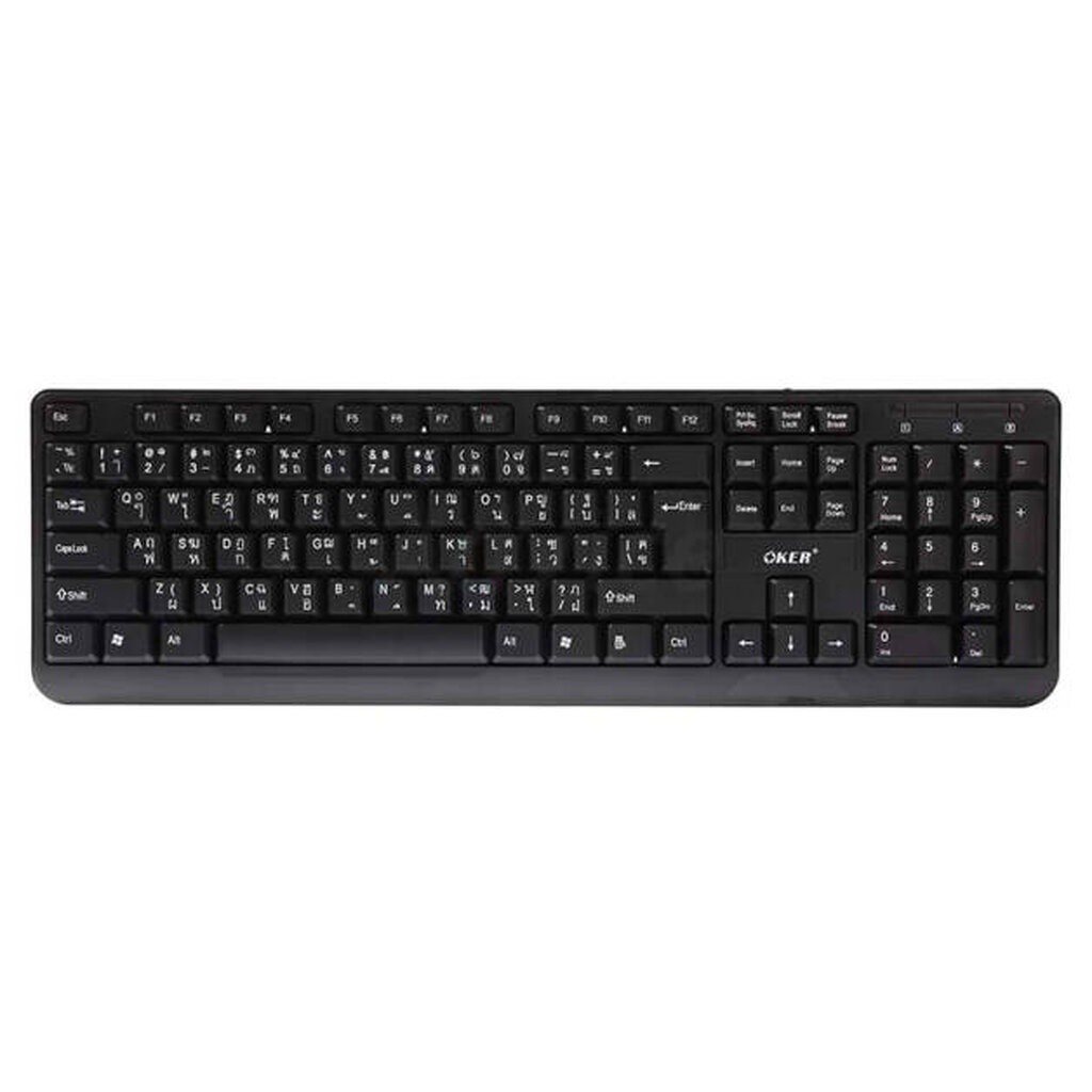 USB KEYBOARD OKER KB-318 BLACK