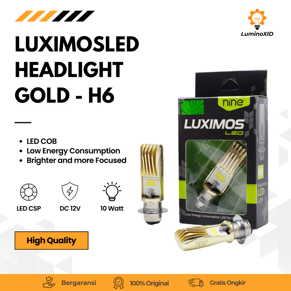 H6 T19 P15D ไฟหน้าสําหรับสกู๊ตเตอร์อัตโนมัติ, Beat, Supra, Mio, คาร์บูเรเตอร์, AC, DC, LG2 - LUXIMOS