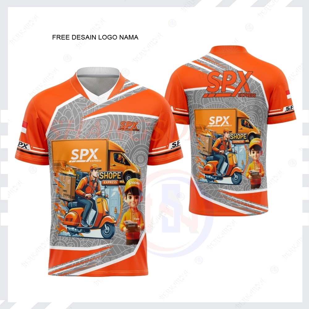 ชุดยูนิฟอร์ม SPX Express Courier แบบโอเวอร์อล
