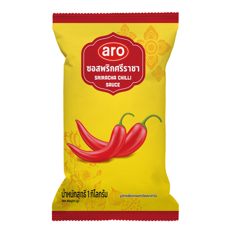 เอโร่ ซอสพริกศรีราชา 1 กก. / ARO Sriracha Chilli Sauce 1 kg