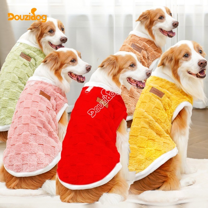 สุนัขขนาดใหญ่ขนาดกลางแมวฤดูใบไม้ร่วงฤดูหนาวหนา Warm น่ารักหลากสีขนแกะ Coat