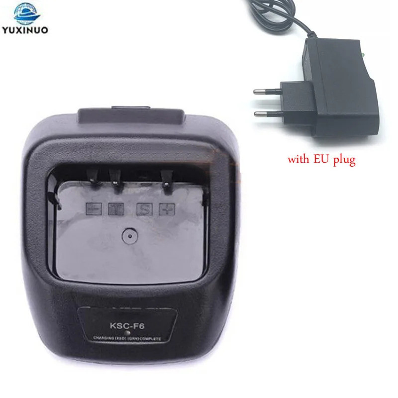 KSC-F6 Desktop Charger สําหรับวิทยุ Kenwood TH-F6A TH-F6 TH-F7 TH-F7E TH-F7A Walkie Talkie PB-42L PB