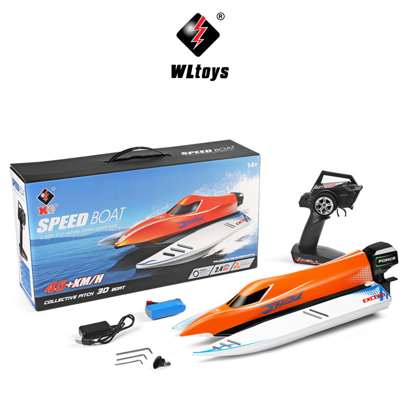 Weili WL915-A รีโมทคอนโทรล Brushless ความเร็วสูงเรือ Full Scale รีโมทคอนโทรล Speedboat Anti-Rollover