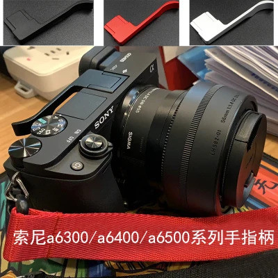 โลหะรองเท้าร้อน Thumb-Up Hotshoe Thumb Up Grip สําหรับ sony a6000/a6300/a6400/a6500 กล้อง Hand Grip 
