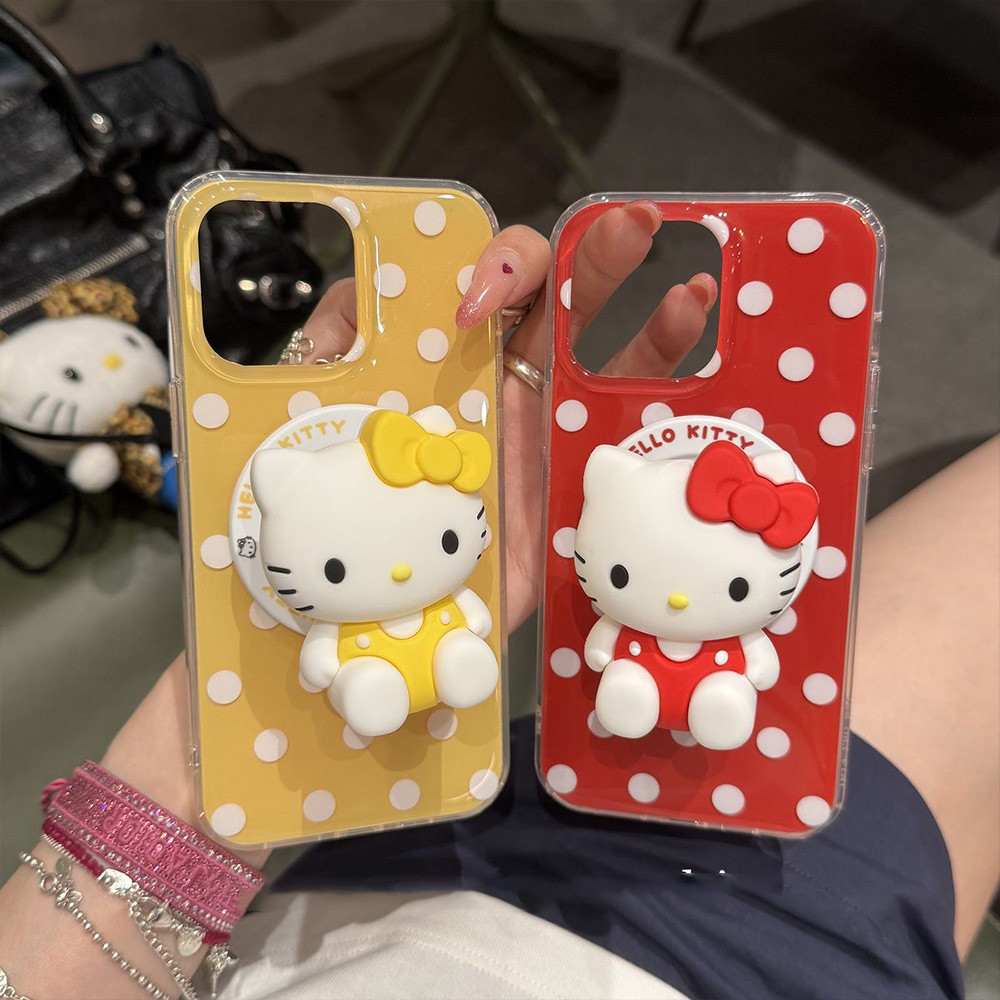 INS Bow Knot Kitty Candy Bracket โทรศัพท์แม่เหล็ก Grip Tok ที่วางโทรศัพท์สําหรับ IPhone Universal Stand Holder Tok โทรศัพท์แม่เหล็ก Griptok Grip Tok Stand