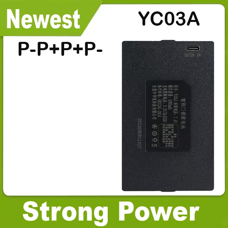 YDLBAT 7.4V 5000mAh แบตเตอรี่ล็อคประตูอัจฉริยะลิเธียมสําหรับ YC03B YC03A YC03C YC03E