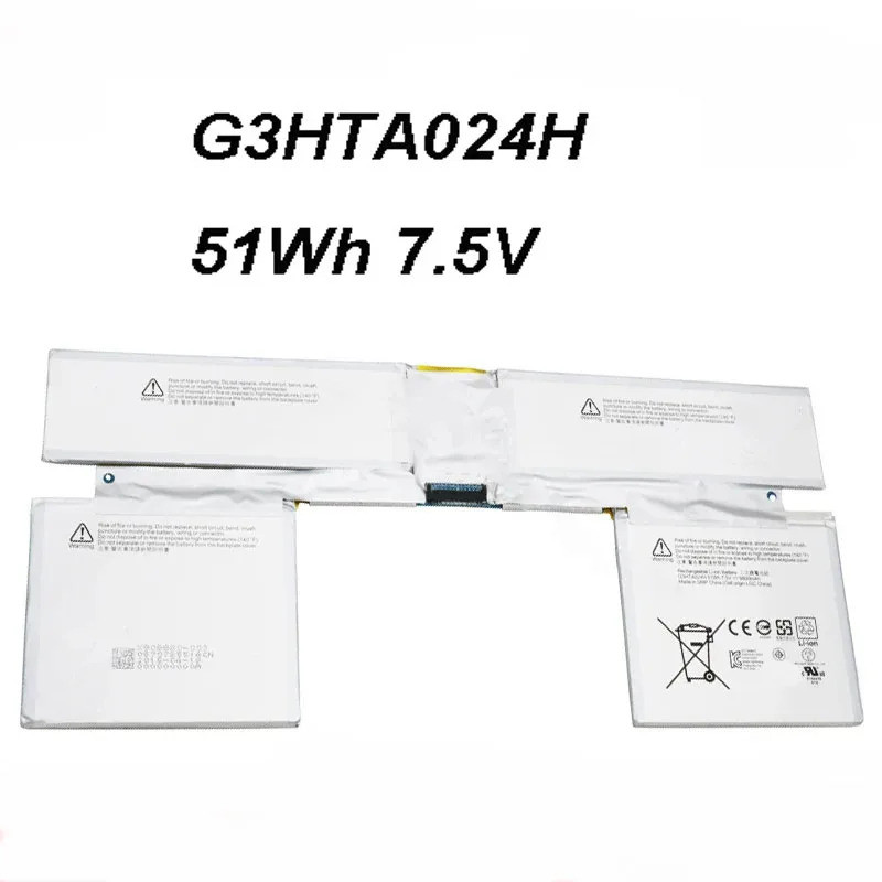 G3HTA024H G3HTA023H 51Wh 7.5V แบตเตอรี่แล็ปท็อปสําหรับ Microsoft Surface Book Gen1 Gen2 13.5 นิ้ว i7