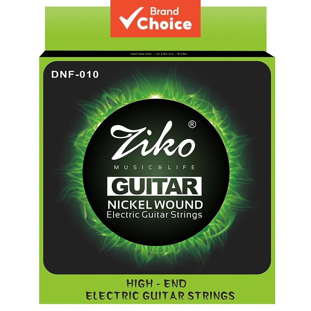 ZIKO DNF-010 สายกีตาร์ไฟฟ้า แกนโลหะผสมหกเหลี่ยม เคลือบนิกเกิล อะไหล่และอุปกรณ์สําหรับสายกีตาร์ไฟฟ้า