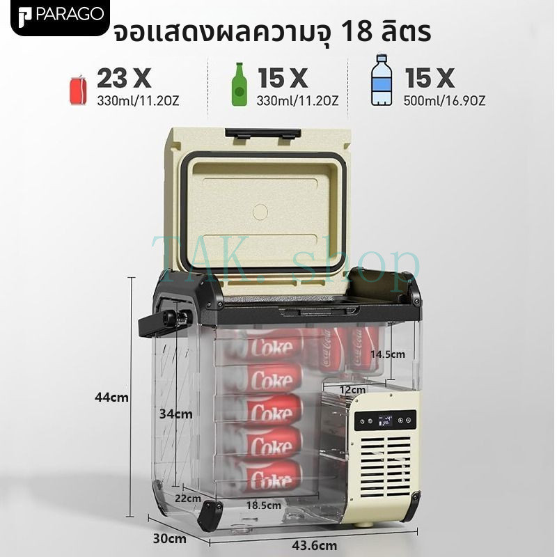 สินค้าใหม่ ตู้เย็นในรถยนต์แบบพกพา รูปที่ 3