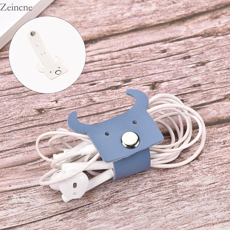 Zein สายหนังสาย USB หนัง PU สายโทรศัพท์ Tie สายชาร์จ USB