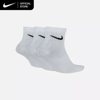 Nike Everyday Lightweight Training Ankle (3 Pairs) Socks - White [SX7677-100]