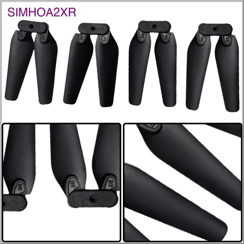 [simhoa2xr] ชุดใบพัดสํารอง 4 ชิ้น, อุปกรณ์เสริมน้ําหนักเบาและพับได้สําหรับ E58, E88, E88Pro โดรนและโ