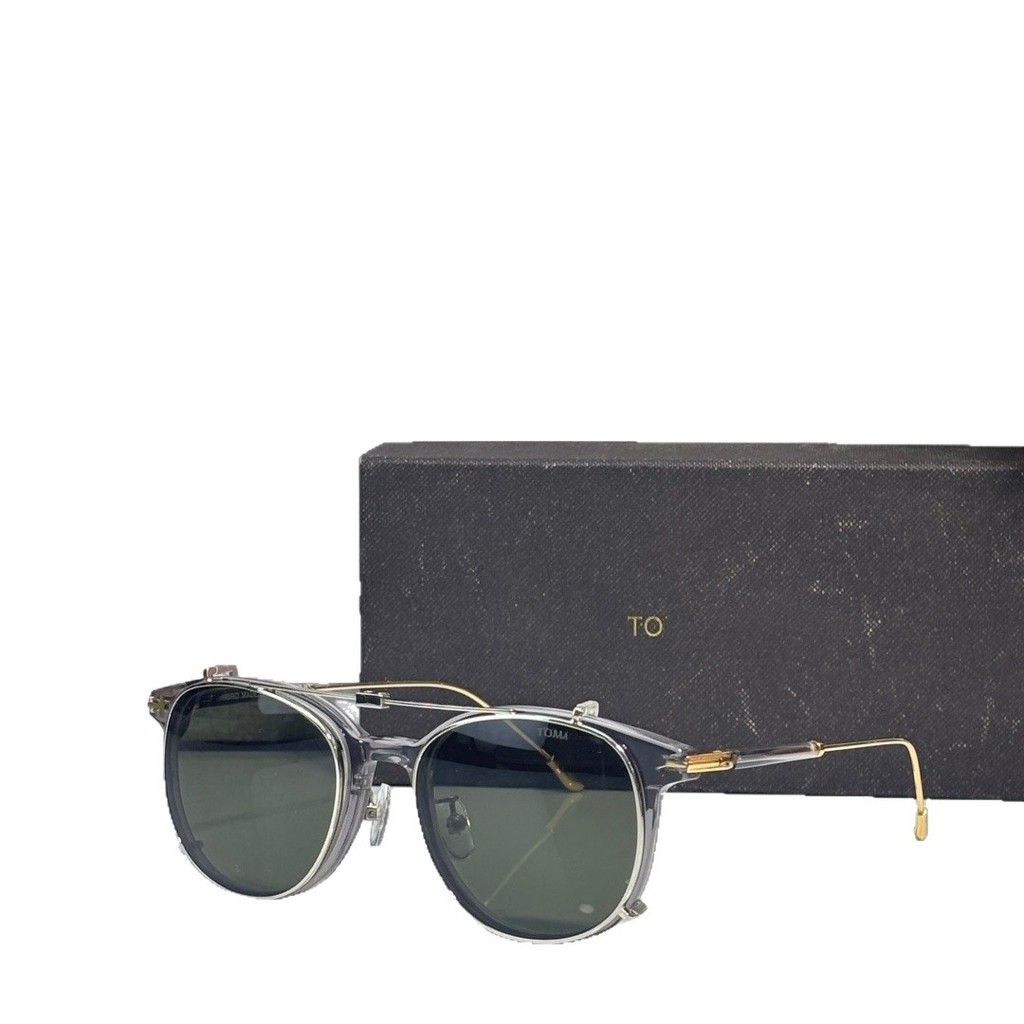 IPIM TOM FORD แว่นกันแดดโพลาไรซ์แฟชั่นอินเทรนด์แว่นตากันแดดกระจก Retro Sunshade TF5644
