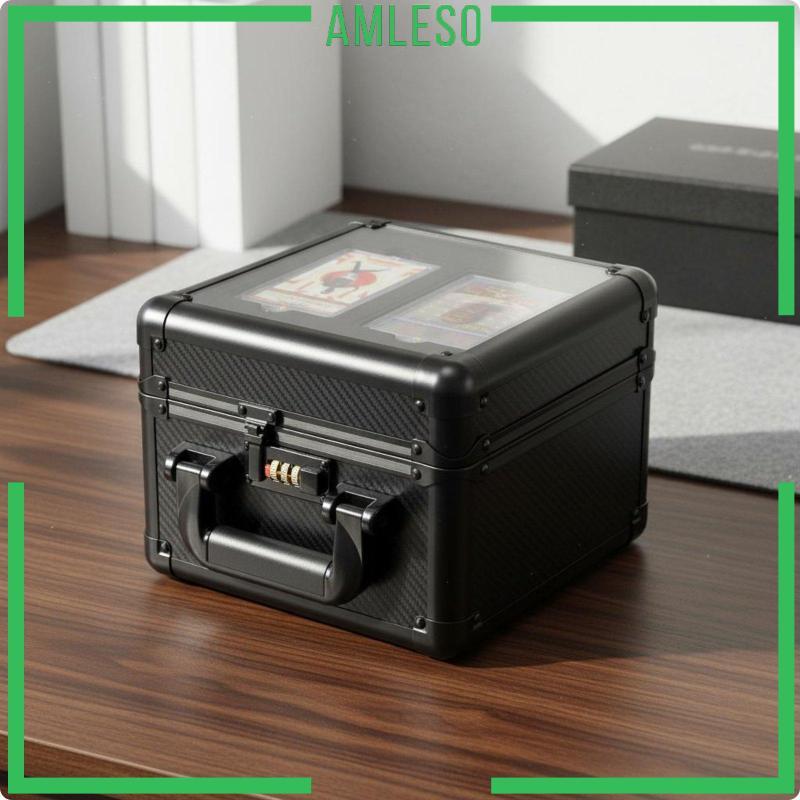 [Amleso] ความจุขนาดใหญ่ PSA BGS Card Storage Case กันฝุ่น Psa Slab Case Collector ของขวัญสําหรับจอแส