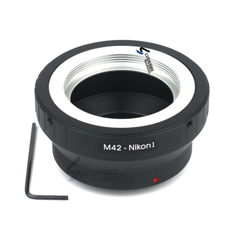 M42-N1 แหวนอะแดปเตอร์เหมาะสําหรับ M42 สกรูเลนส์ Nikon Micro Single Body V1V2V3J3J4J5 พร้อมด้านบน