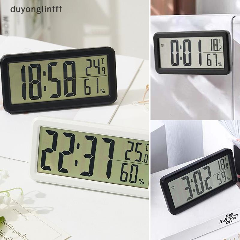 (duyonglinfff) Minimalist Digital Alarm Clo จอแสดงผล LED ขนาดใหญ่ Simple ตารางอิเล็กทรอนิกส์ Clo สําหรับศึกษาห้องนอน Home Office ใหม่