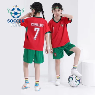 ชุดเสื้อเด็กแห้งเร็วสไตล์สโมสรฟุตบอลระบายอากาศสําหรับเด็กชายและเด็กหญิง