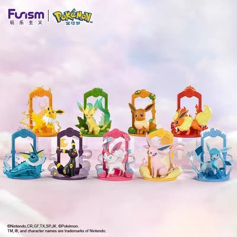 Playism Pokémon Lets Go Eevee Series Mystery Box Figure-Made Sun Moon Fairy Ice Water Elf