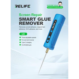 เครื่องถอดกาวหน้าจอ RELIFE LG1 เครื่องถอดกาวหน้าจอมือถือ 3 Speed ถอดกาว OCA ไฟฟ้า อุปกรณ์ถอดกาว curved screen