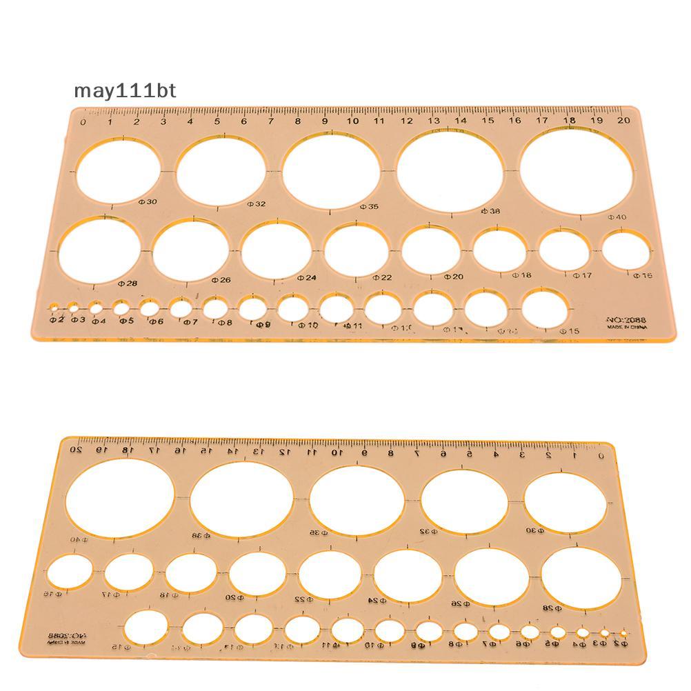 [ใหม่] 1X Quilling Ruler Template Tool Kit วงกลมขนาด Origami กระดาษ Quilled Creat DIY [TH]