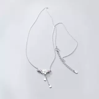 Flora Necklace สร้อยคอเงินแท้ S925 [MERCELO]