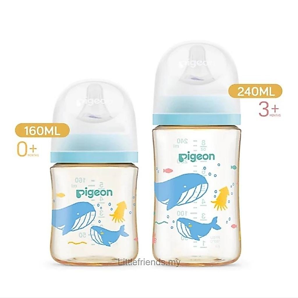 พร้อมส่งจากไทย ขวดนมขวดสีชา คอกว้าง PPSU จุกเสมือนนมแม่ ไม่ดูดไม่ไหล ทนความร้อนสูง 180องศา ขนาด 5 oz และ 8 oz