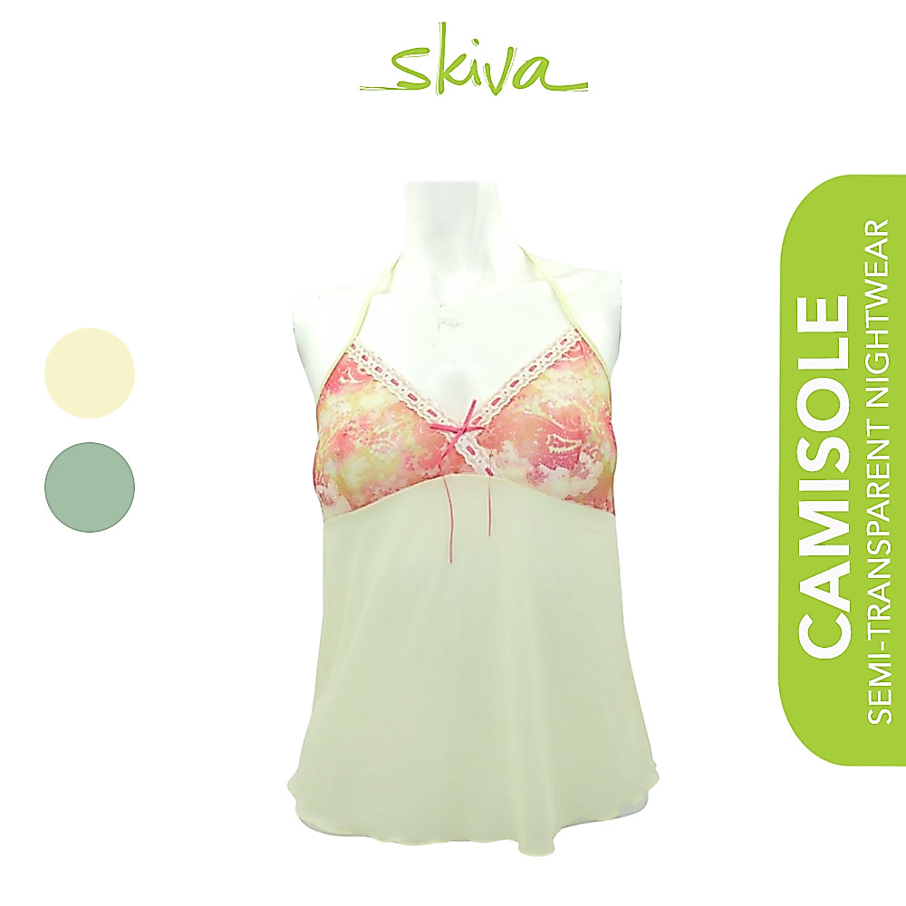 SKIVA ชุดนอนเซ็กซี่สายเดี่ยวกึ่งโปร่งใส (NW-60)