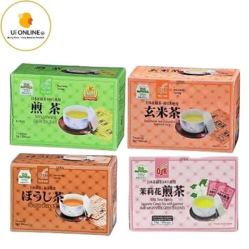 W/F OSK Tea 20แพ็ค นำเข้าจากญี่ปุ่น🇯🇵 ชามะลิ ชาเขียว ชาข้าวคั่ว