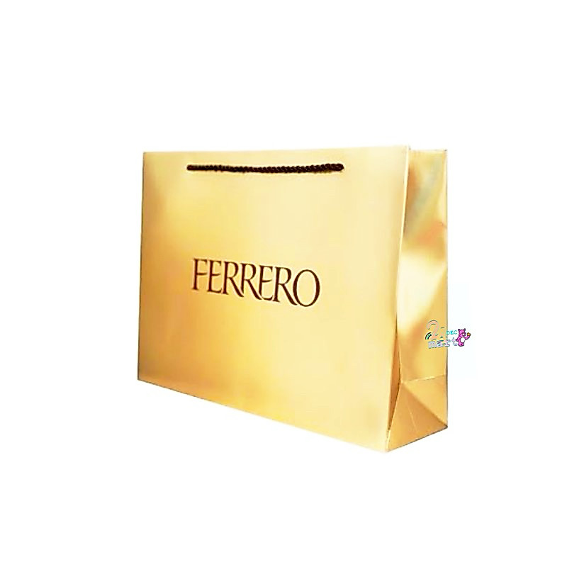ถุงกระดาษ Ferrero Rocher สีทอง
