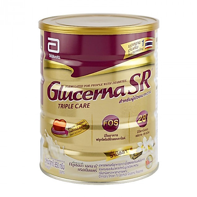 🔥 ราคาพิเศษ !!! Glucerna  800 กรัม. กลูเซอนาอาหารทางการแพทย์ อาหารผู้ป่วย เบาหวาน คุมระดับน้ำตาล