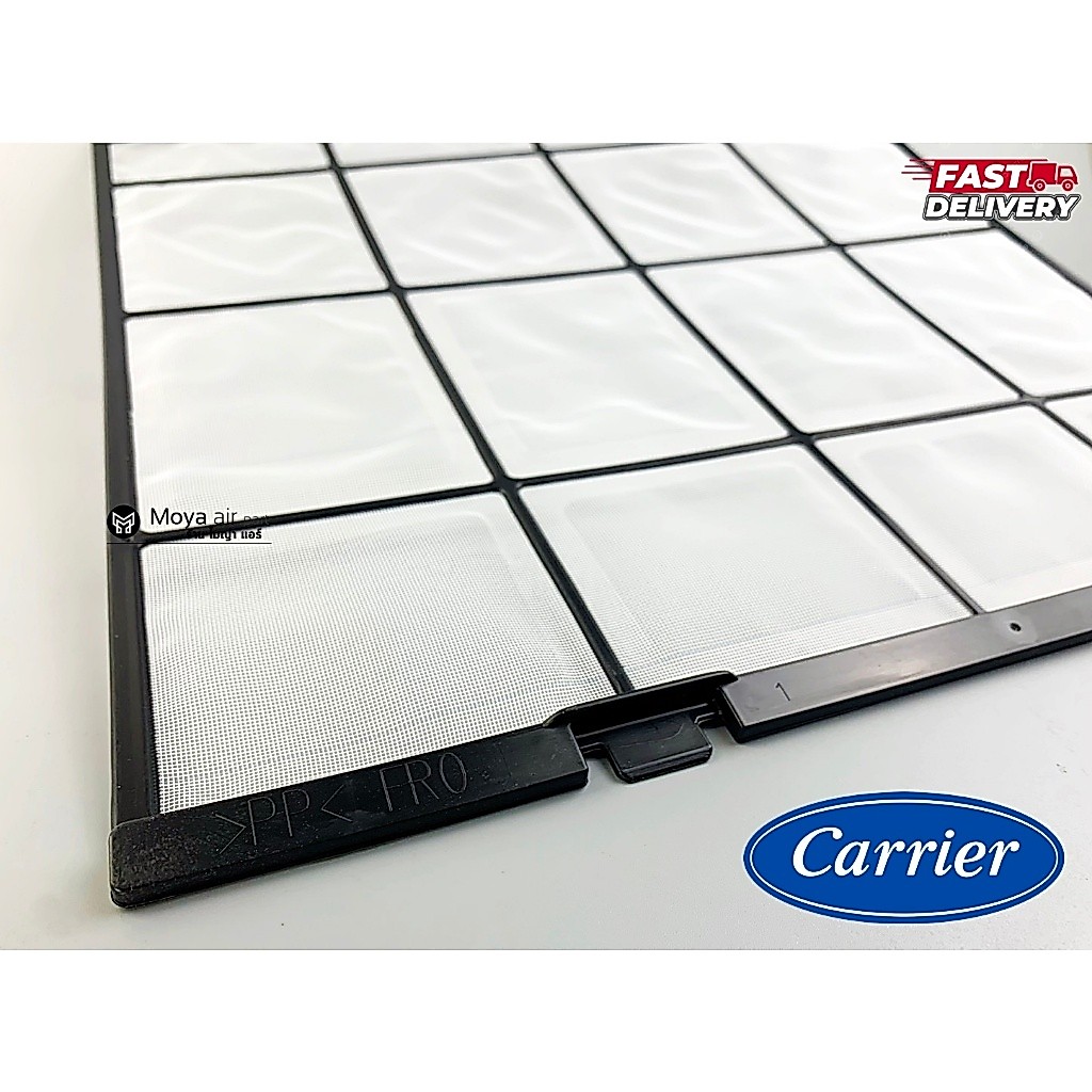 ฟิลเตอร์แอร์ Carrier (แคเรีย) แท้100% เบิกศูนย์ รหัส 43T80331 ตรงรุ่น 42TVU018 , 42TVU022 , 42TSU018 , 42TSU025