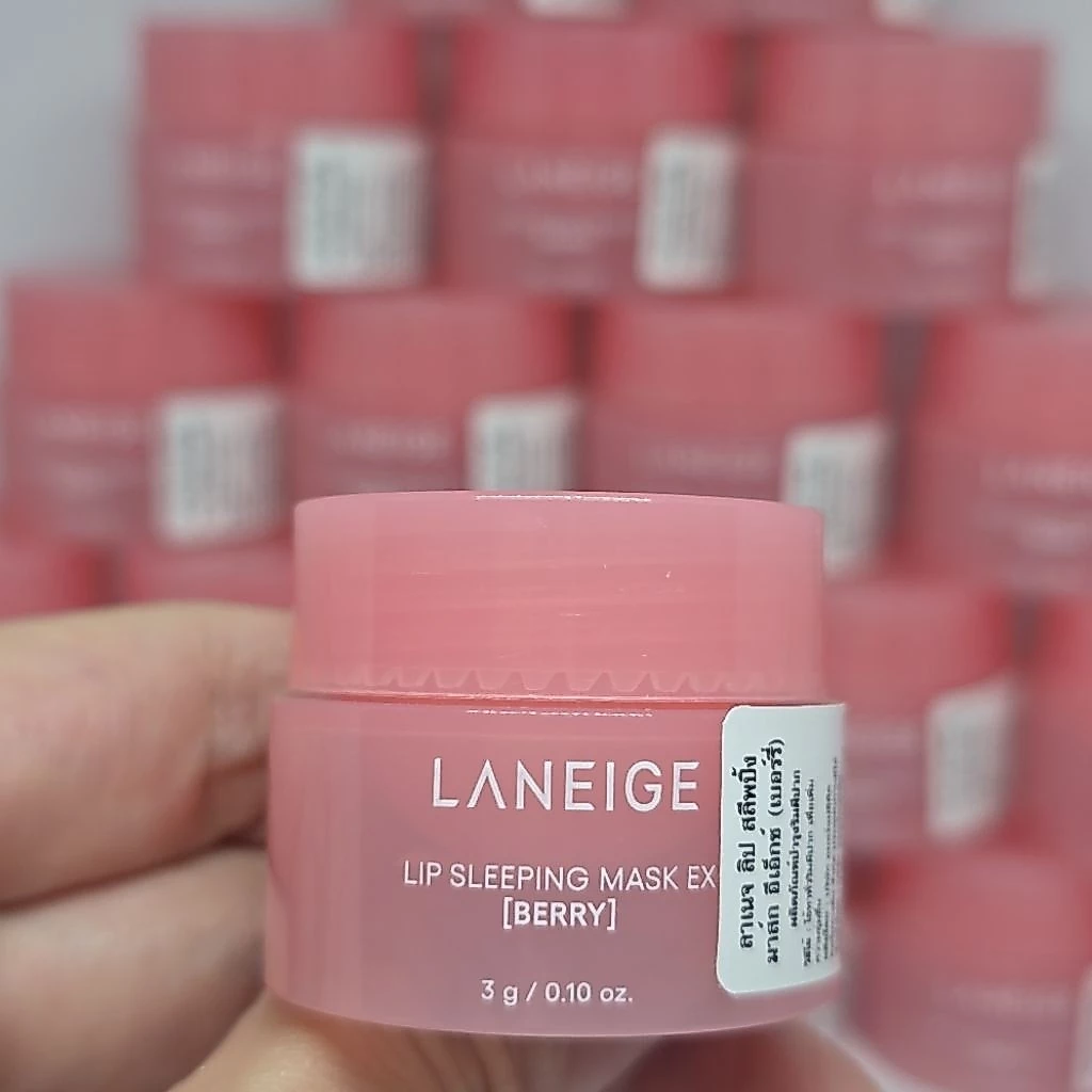 laneige sleeping mask berry 3 กรัม แท้ฉลากไทยทุกชิ้น ใช้โค๊ดคุ้มได้ผลิต11/25 หมดอายุ11/28ใหม่ๆค่ะสินค้าจริงตามภาพค่ะ