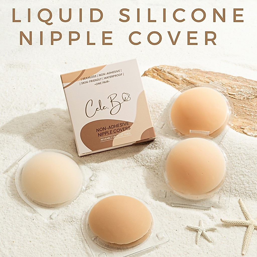 Cele.b  ปิดจุกรุ่น liquid silicone/ รุ่น Airy แบบสูญญากาศ หนึบกว่ารุ่นBasic ยืดหยุ่น นุ่มนิ่ม