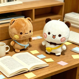 พวงกุญแจตุ๊กตา Bubu Dudu พวงกุญแจตุ๊กตานุ่ม 13cm การ์ตูนน่ารัก ตัวเล็กพกพาง่าย ตุ๊กตาขนนุ่ม ของตกแต่งกระเป๋า