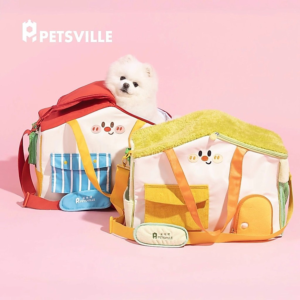 PETSVILLE เทพนิยายถุงลูกอมถุงแมวสุนัขแมวสัตว์เลี้ยงถุงพกพาถุงเอียงกระเป๋าเป้สะพายหลังเล็กสุนัข [QINGXI _ PET]