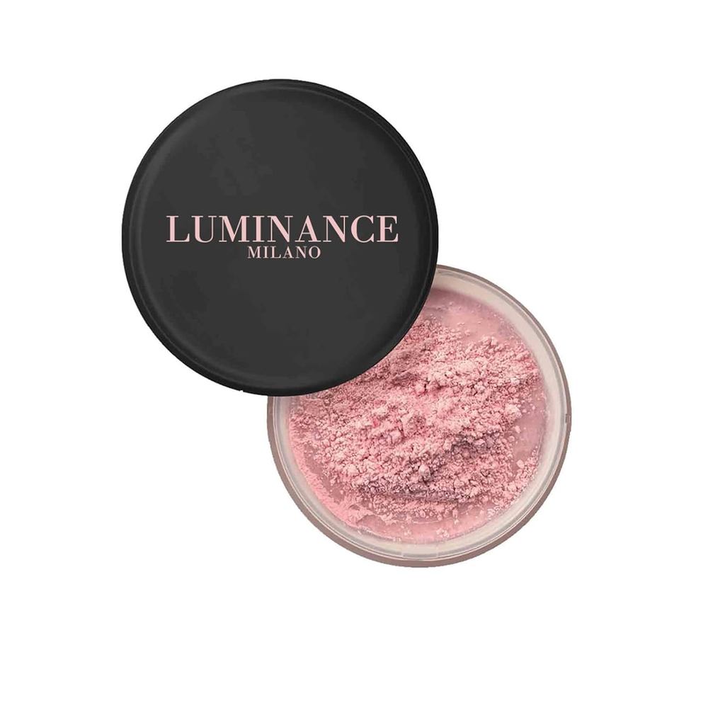 Blurring Setting Powder,Luminance Milano Pink Setting Powder สําหรับทุกสีผิว (สีชมพู)
