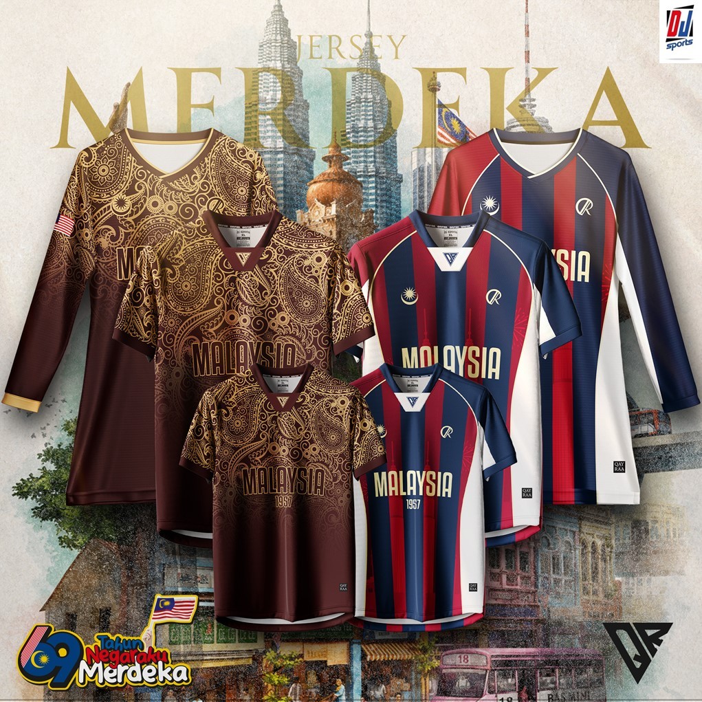 P2 JERSEY MERDEKA 2026 / MICROFIBER / 8 DESIGN / SAIZ S - 10XL