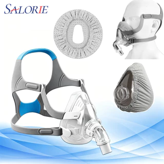 Full Face CPAP หน้ากากซิลิโคนจมูกนุ่ม CPAP หน้ากากเปลี่ยนชุดสําหรับ F20 พร้อมหมวกข้อศอก/หมุนและ CPAP หน้ากาก Liners